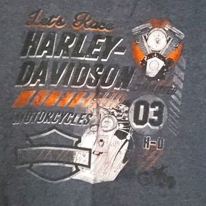 Harley Davidson, Blue Heather Tshirt